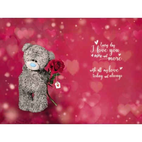 3D Holographic Husband Me to You Bear Anniversary Card Extra Image 1